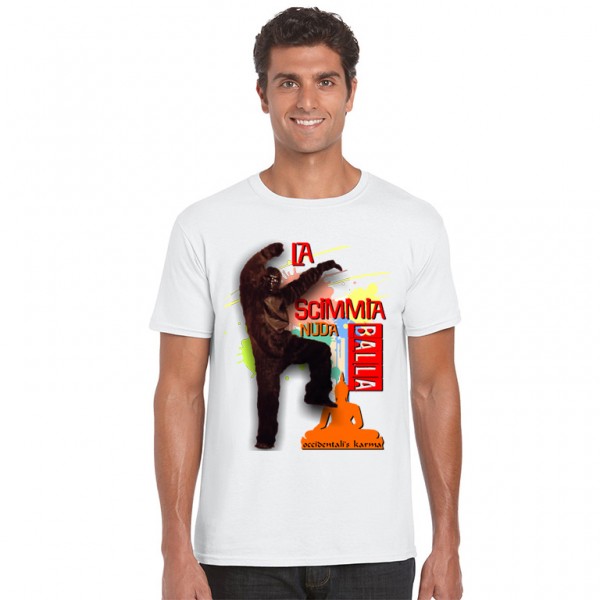 T-Shirt Scimmia nuda