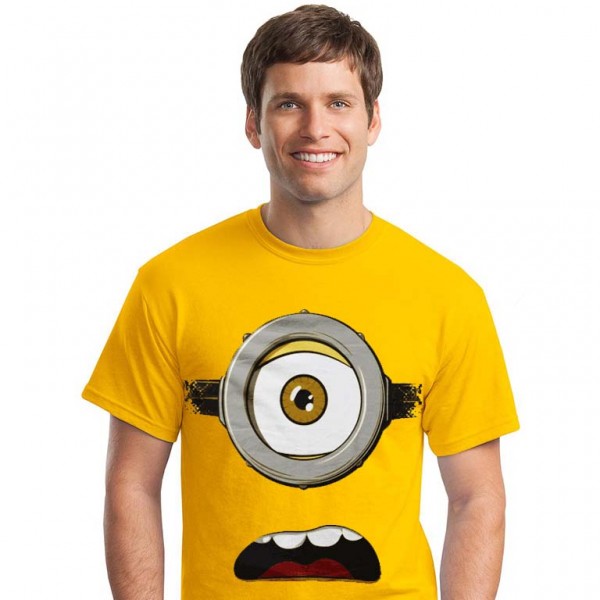 T-shirt Minions Stuart GL64000 Minions Stuart, Abbigliamento  personalizzato. Stampa magliette Napoli.